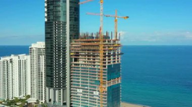 Turnberry Sunny Isles inşaat site hava video