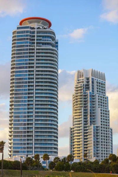 Kontinuum Věže Miami Beach Florida — Stock fotografie