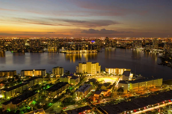 Antenas Sunny Isles Beach Sur Florida — Foto de Stock