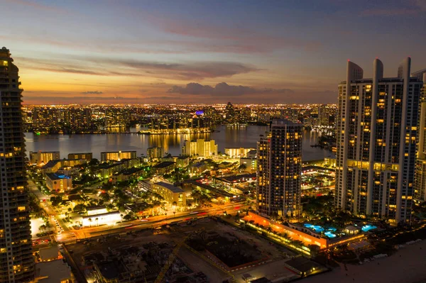 Aeriais Sunny Isles Beach Sul Flórida Eua — Fotografia de Stock