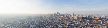 Hava panoramik fotoğraf Downtown Philadelphia Pa