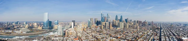 Panorama Aéreo Downtown Philadelphia Usa — Foto de Stock