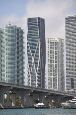Highrise mimari Downtown Miami Fl                               