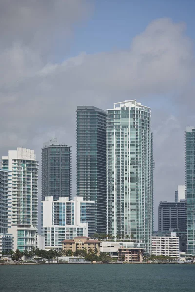 Miami Mimari Biscayne Körfezi — Stok fotoğraf