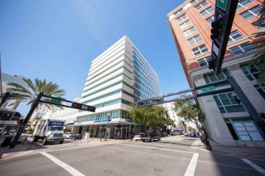 Continental Ulusal Bankası Downtown Miami Flagler Caddesi Kavşağı