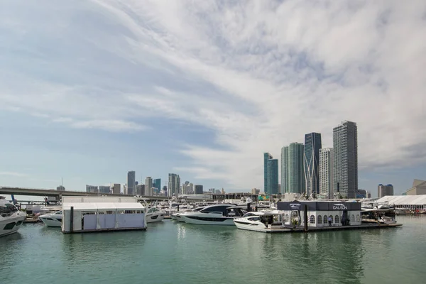 Downtown Miami Miami Boat Show — Stok fotoğraf