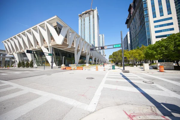 Fotografie Miami Brightline Stanici Downtown Miami Usa — Stock fotografie