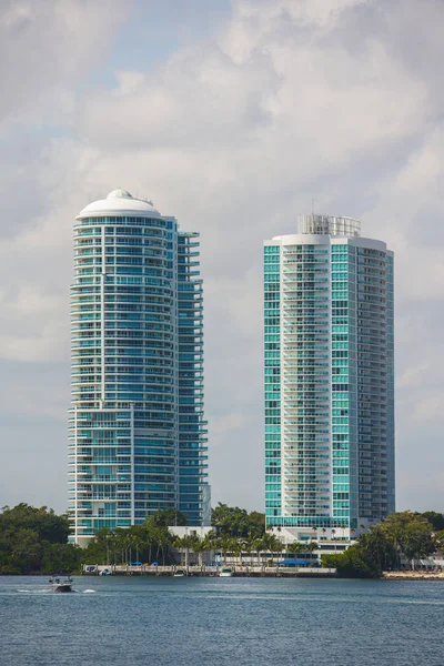 Bristol Tower Skyline Los Condominios Lujo Gran Altura Brickell Miami — Foto de Stock