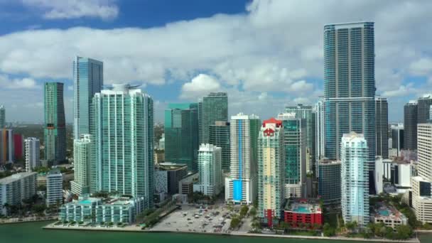 Hava Kurulması Brickell Miami — Stok video