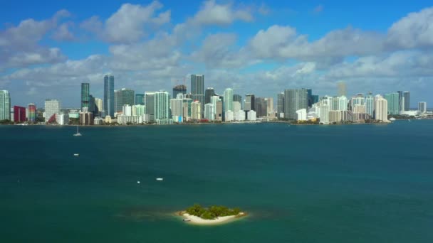 Isla Bahía Por Miami — Vídeos de Stock