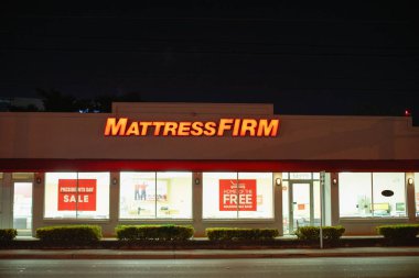 Miami, Fl, Amerika Birleşik Devletleri - 25 Şubat 2019: Yatak firması depolamak North Miami Fl