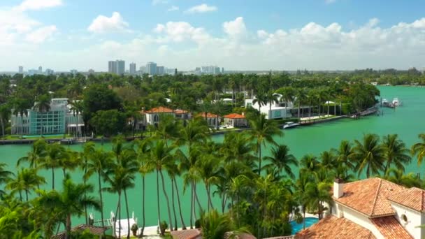 Vidéo Aérienne Maisons Luxe Miami — Video
