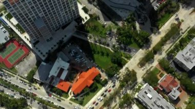 Şehir hava turu Miami Brickell 4k