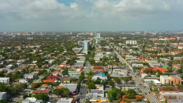 Аэровидео Майами Маленькая Гавана Западе — стоковое видео