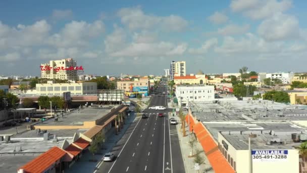 Antennák Flagler Miami Drone Felvételeket — Stock videók