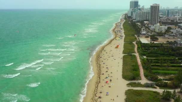 Miami Beach scène Février point de vue aérien 