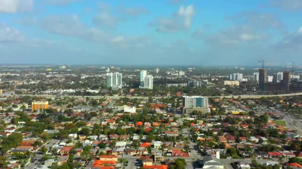 Little Havana Miami Bostadsområde — Stockvideo