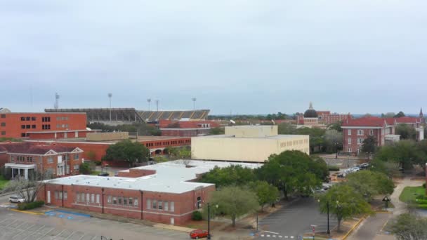 Luftaufnahmen Zeigen Die Universität Von Southern Mississippi Usa — Stockvideo