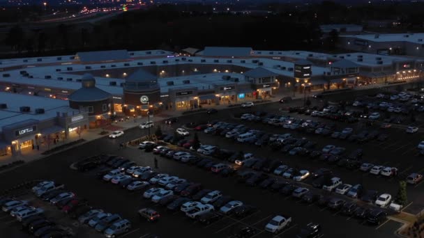 Drone Videó Outlet Üzletek Pearl Mississippi — Stock videók