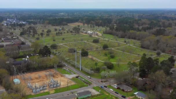 Cimitero Highland Hattiesburg Usa — Video Stock