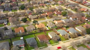 Konut mahalle drone flyover Denton Texas