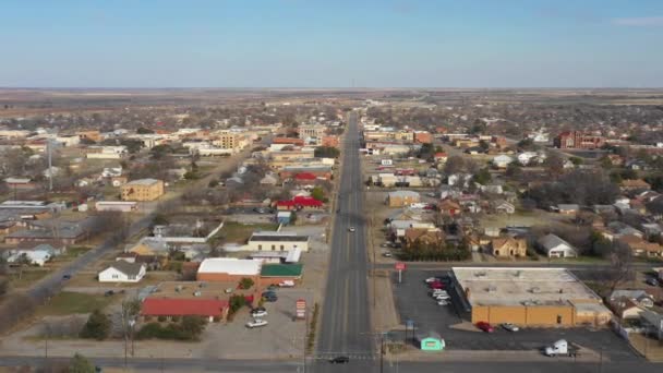Vernon Texas Luftbild — Stockvideo