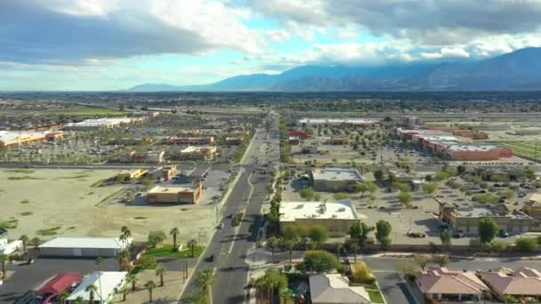 Luchtfoto Drone Beelden Van Indio — Stockvideo