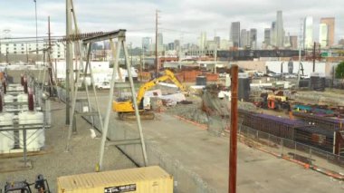 Havadan video endüstriyel yıkım Los Angeles