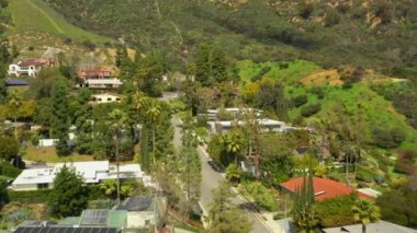 Havadan video lüks evler Hollywoodland Los Angeles Ca