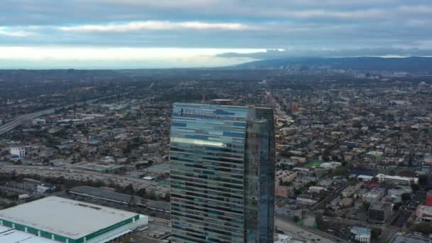 Vzdušné Video Ritz Carlton Los Angeles — Stock video
