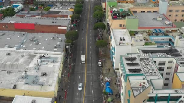 Ruas Sujas Skid Row — Vídeo de Stock