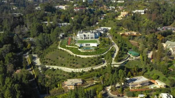 Mega Mansions Beverly Hills — Stockvideo