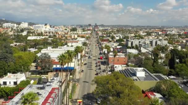 Gün Batımı Blvd Los Angeles — Stok video