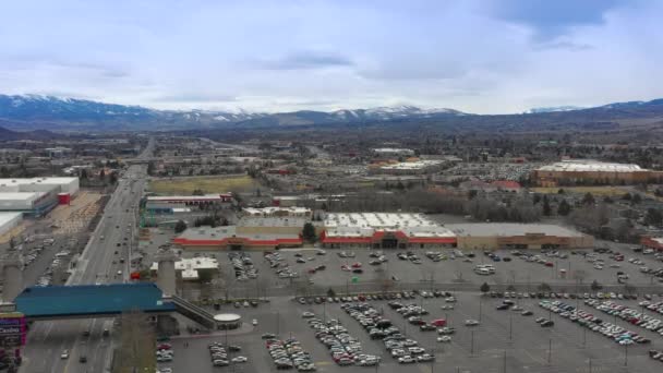 Negocios Aéreos Centros Comerciales Reno Nevada Estados Unidos — Vídeos de Stock