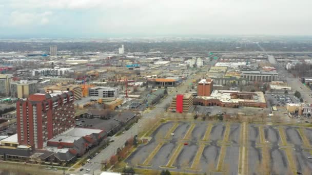 Drone Aéreo Tiro Salt Lake City Utah — Vídeo de Stock