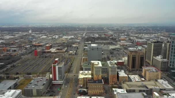 Recorrido Aéreo Avión Tripulado Salt Lake City Utah — Vídeo de stock