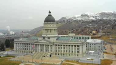 Havadan video Utah State Capitol Binası 4k