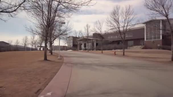 Фондовий Відео Budweiser Події Центр Loveland Колорадо Постріл Джі Осмо — стокове відео