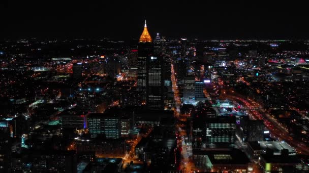 Zásobní Vzdušný Záběr Atlanta Georgia — Stock video