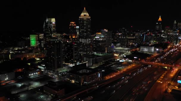 Воздушная Атланта Джорджия — стоковое видео