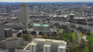 Nashville State Capitol Binası hava stok görüntüleri