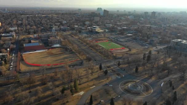 Denver East High School Campos Desportivos — Vídeo de Stock