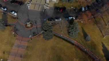 Devlet Capitol Binası Colorado Denver havadan drone vuruldu