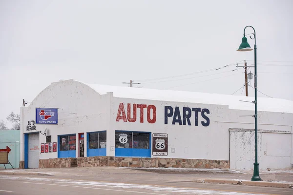 Autoteile Lager Der Historischen Route New Mexico Santa Rosa — Stockfoto