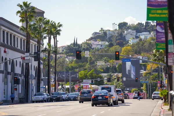 Burzovní Fotografie Sunset Strip California Usa — Stock fotografie