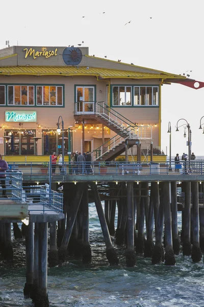 Mariasol santa monica pier kalifornien stock image — Stockfoto