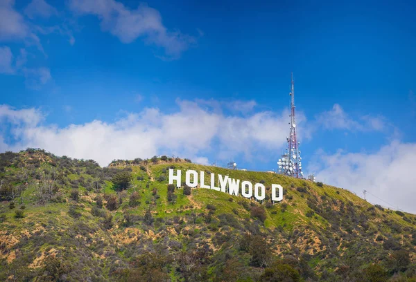 Hollywood nápis California USA slavný orientační bod — Stock fotografie