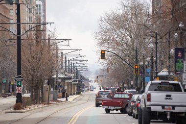 Sokak sahnesi Salt Lake City Utah