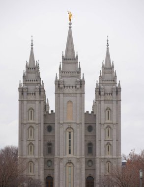 Stok fotoğraf Salt Lake Temple Utah stok görüntü