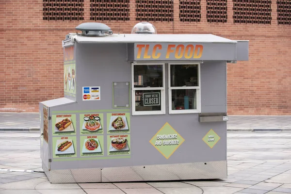 Food Kiosk Downtown Denver — Stock Photo, Image